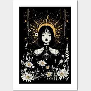 Slumber - Witchy Botanical Tarot Art Posters and Art